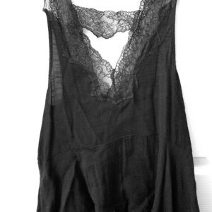 Free people lace peplum tank